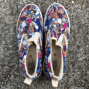 Beauty and the beast slip ons